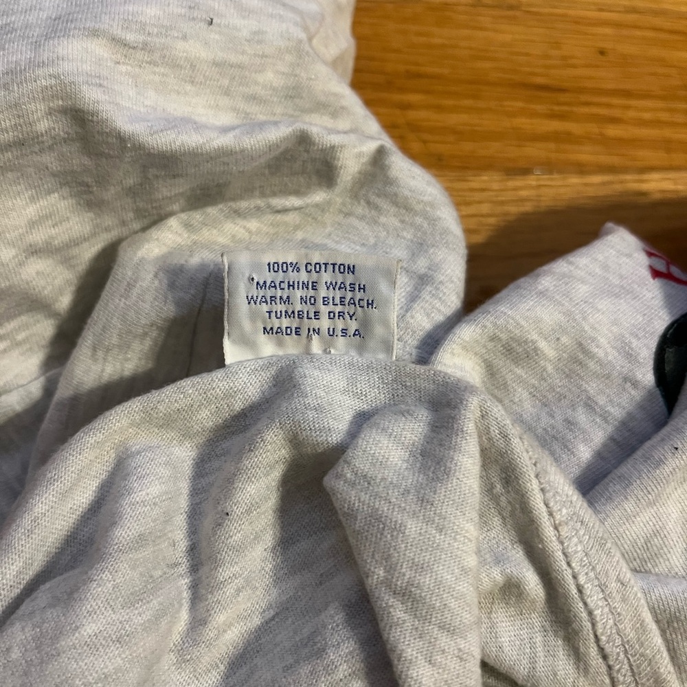Vintage gray white heather crewneck Honolulu fun run tee one size - Picture 9 of 10